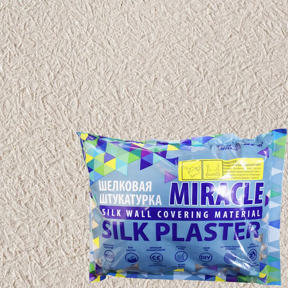 Жидкие обои Silk Plaster Миракл 1013Н 1.5 кг цвет белый 82453436 STLM-2175629 