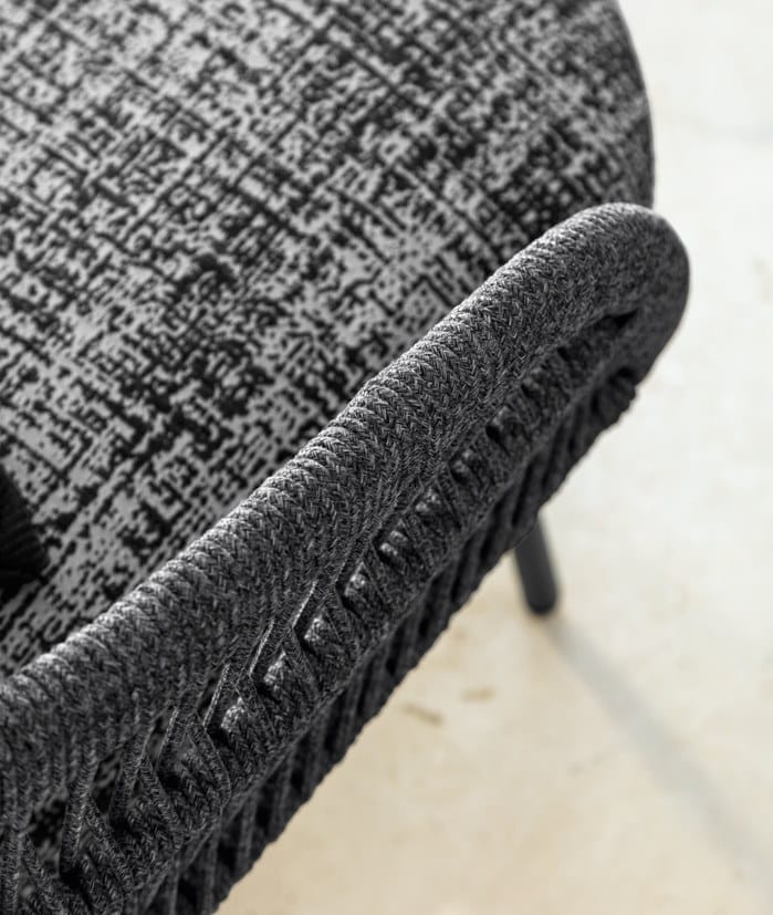 Веревочное садовое кресло с тканевыми подушками Talenti Панама ARCH-00036461 - Вид №4