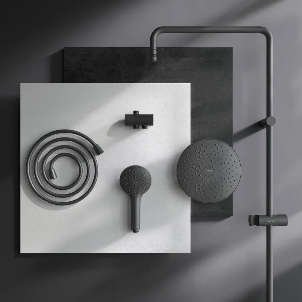 Душевая стойка AM.PM Moxie с регулировкой высоты и наклона 85105319 STLM-0058874 - Вид №4