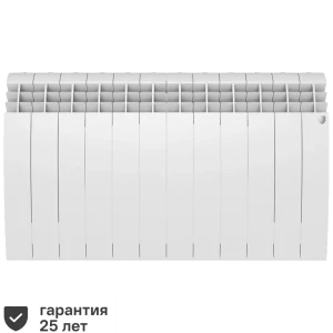Радиатор секционный Royal Thermo Biliner 500/87 12 секций боковое подключение биметалл белый 81979200 STLM-2043749
