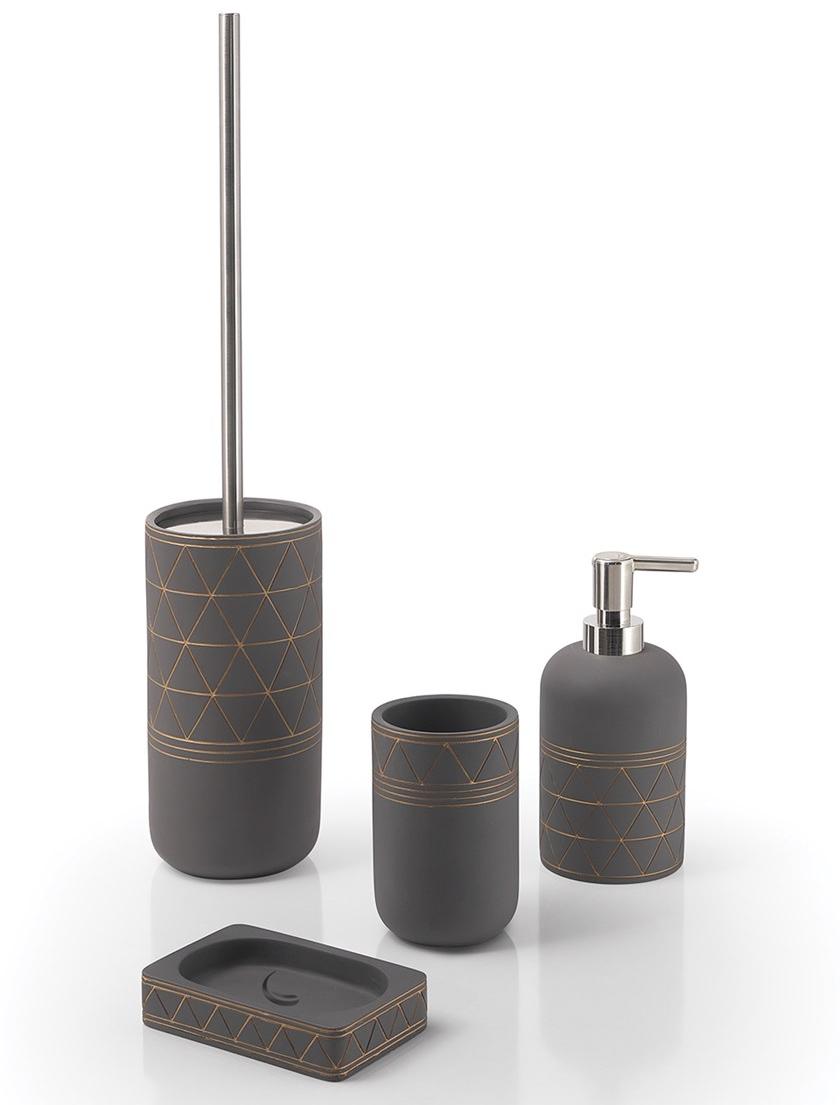 GEDY Подставка для зубных щеток из бетона Calipso 8798 - Вид №2