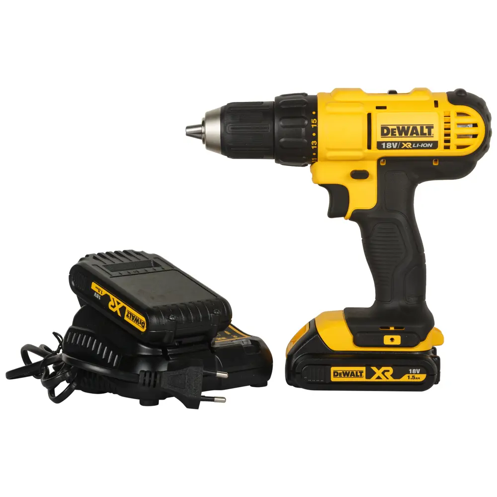 Дрель-шуруповерт аккумуляторная DeWalt DCD771S2, 18 В Li-ion 2х1.5 Ач 18218454 STLM-2066953  - Вид №7