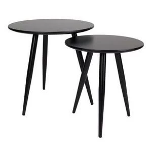 Набор столиков Daven черный, 2 шт.