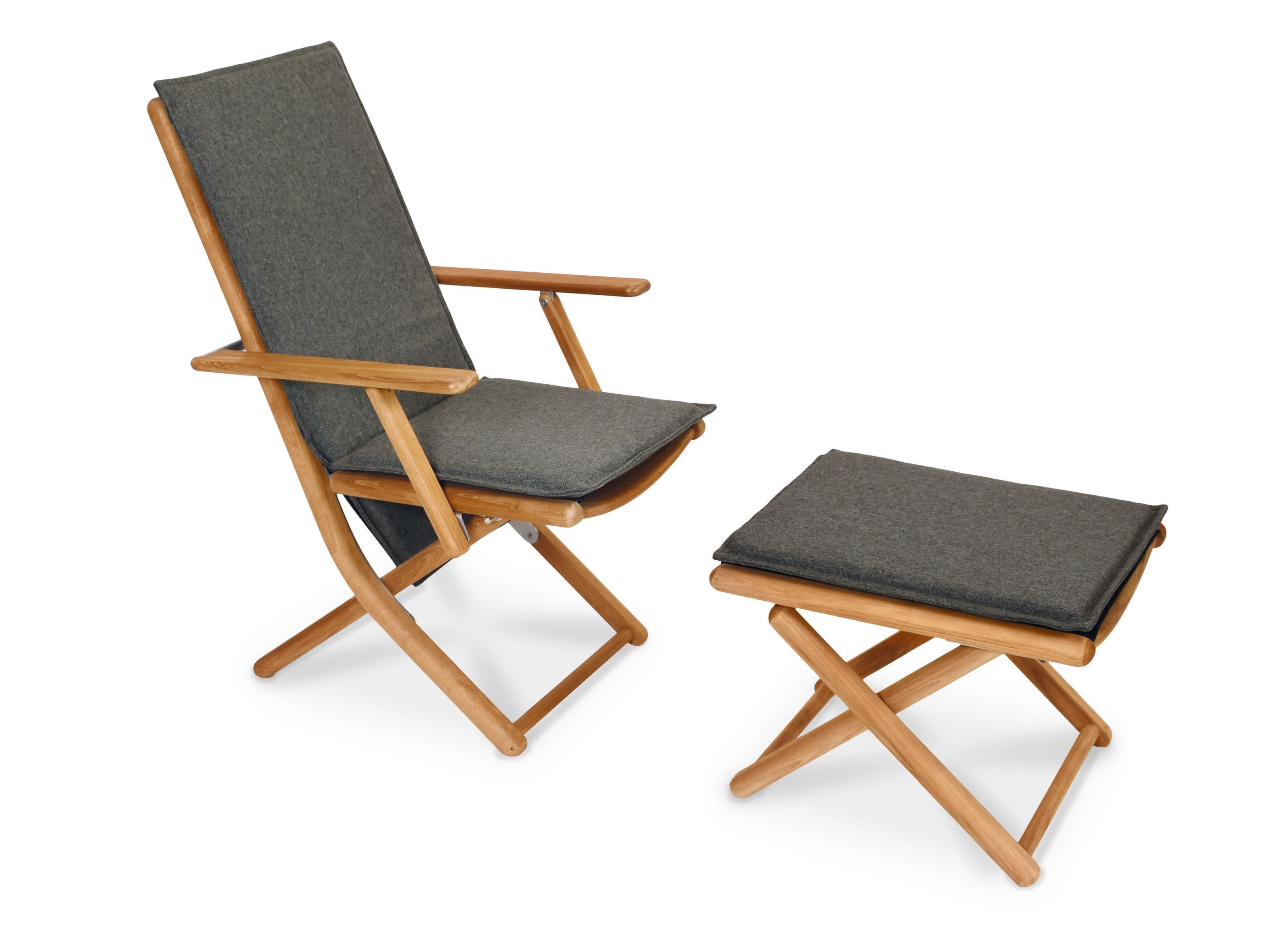 Стул из тикового дерева с высокой спинкой FISCHER MÖBEL теннис ARCH-00052570