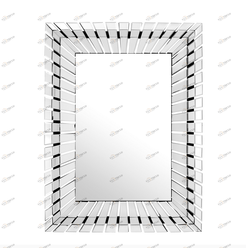 Зеркало настенное прямоугольное настенное хром Granduca от Eichholtz EICHHOLTZ ДИЗАЙНЕРСКИЕ, EICHHOLTZ 062587 Хром 