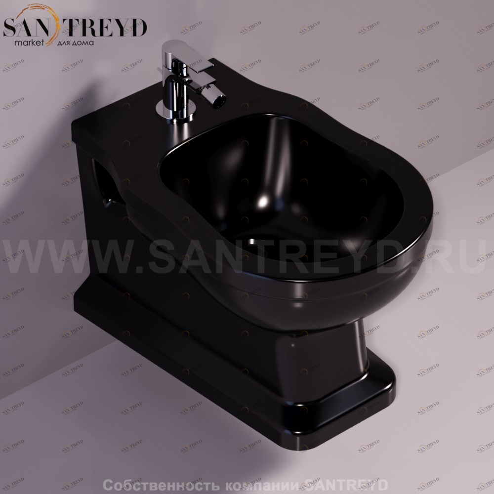 LO919NERO Биде подвесное Londra Simas