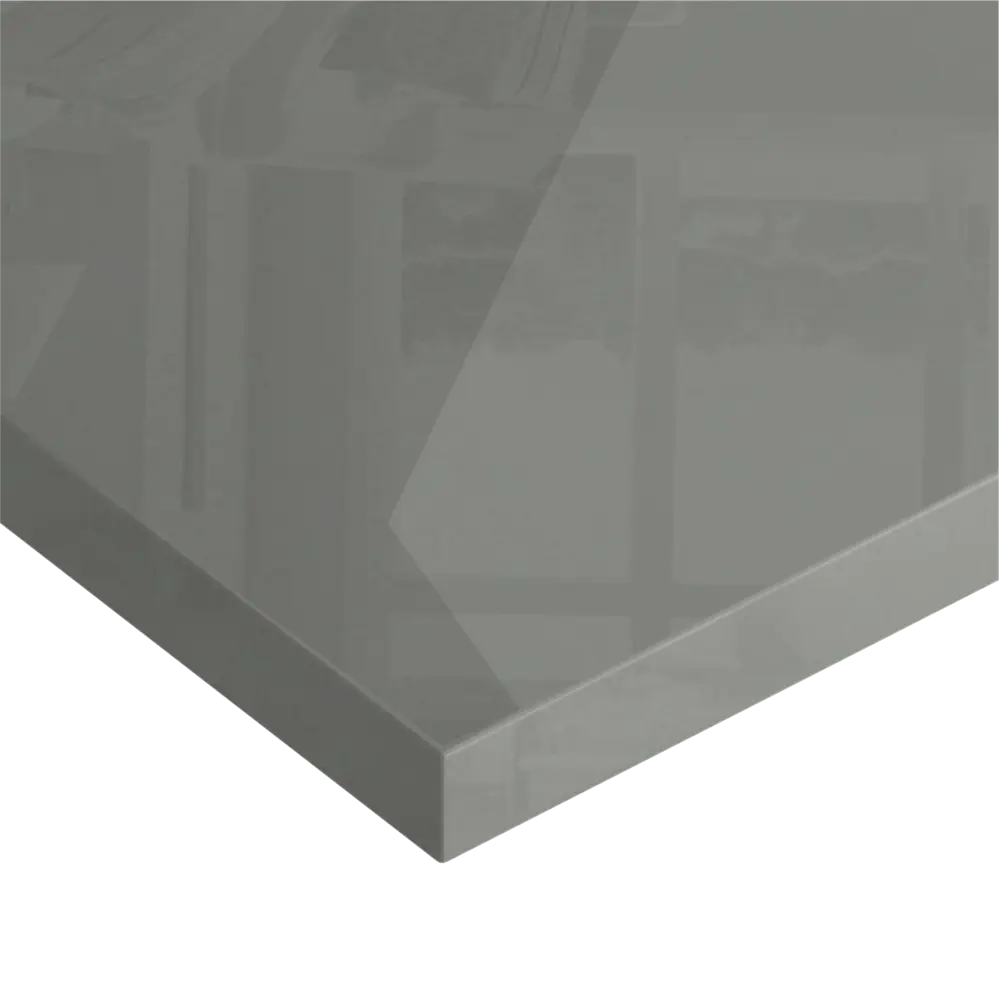 Фальшпанель DELINIA ID Аша грей 58x214.4 см - глянцевая отделка для кухни 85036549 STLM-0057842 - Вид №3