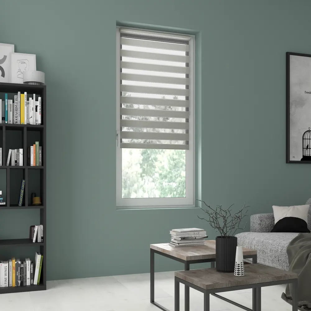 Штора рулонная день-ночь Inspire Siberia 80x175 см светло-серая Granit 5 82688403 STLM-2087432 - Вид №11