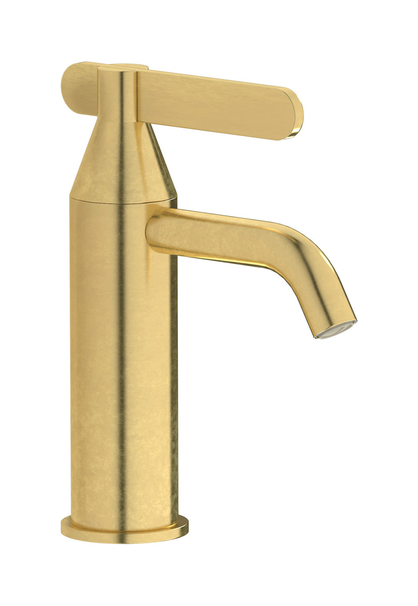 Смеситель для раковины на 1 отверстие в комплекте с донным клапаном WE ARE IB oh314on Natural Brass Soho