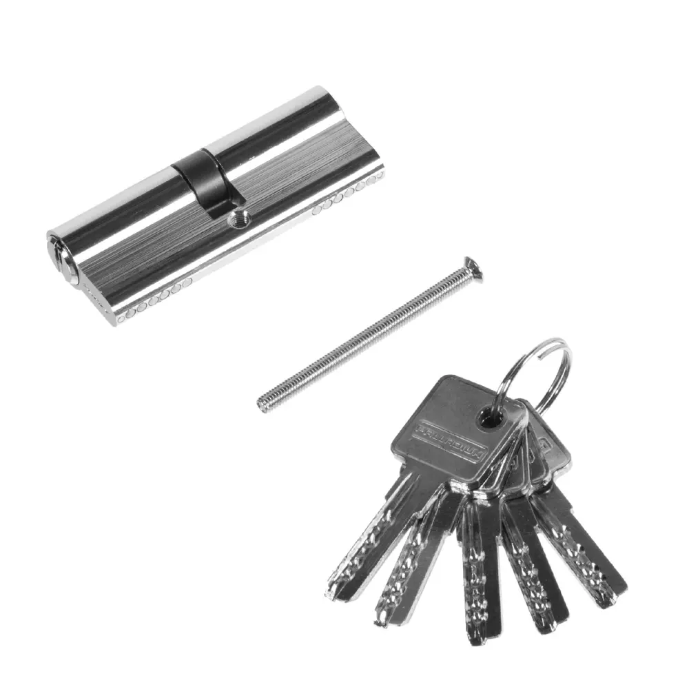 Цилиндр ключ/ключ 40x40 хром, 80 C ET CP PALLADIUM STLM-2046149 - Вид №1
