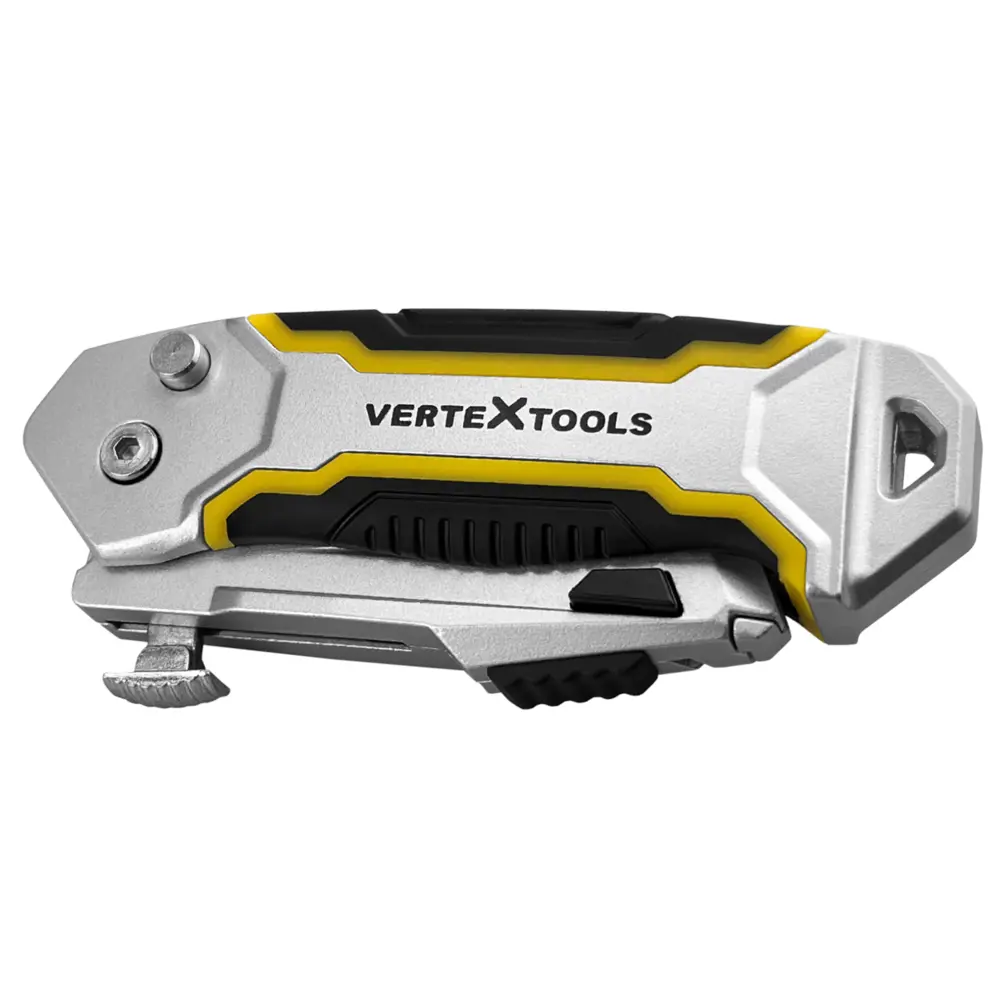 Нож строительный Vertextools 0044-18-29 металлический корпус трапециевидное лезвие 218 мм 89398946 STLM-2163595  - Вид №2