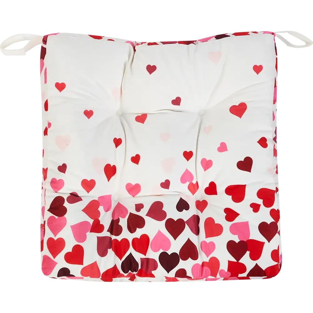 Подушка на стул Lovely 40х40 см цвет белый 86473856 STLM-2068882 SEASONS