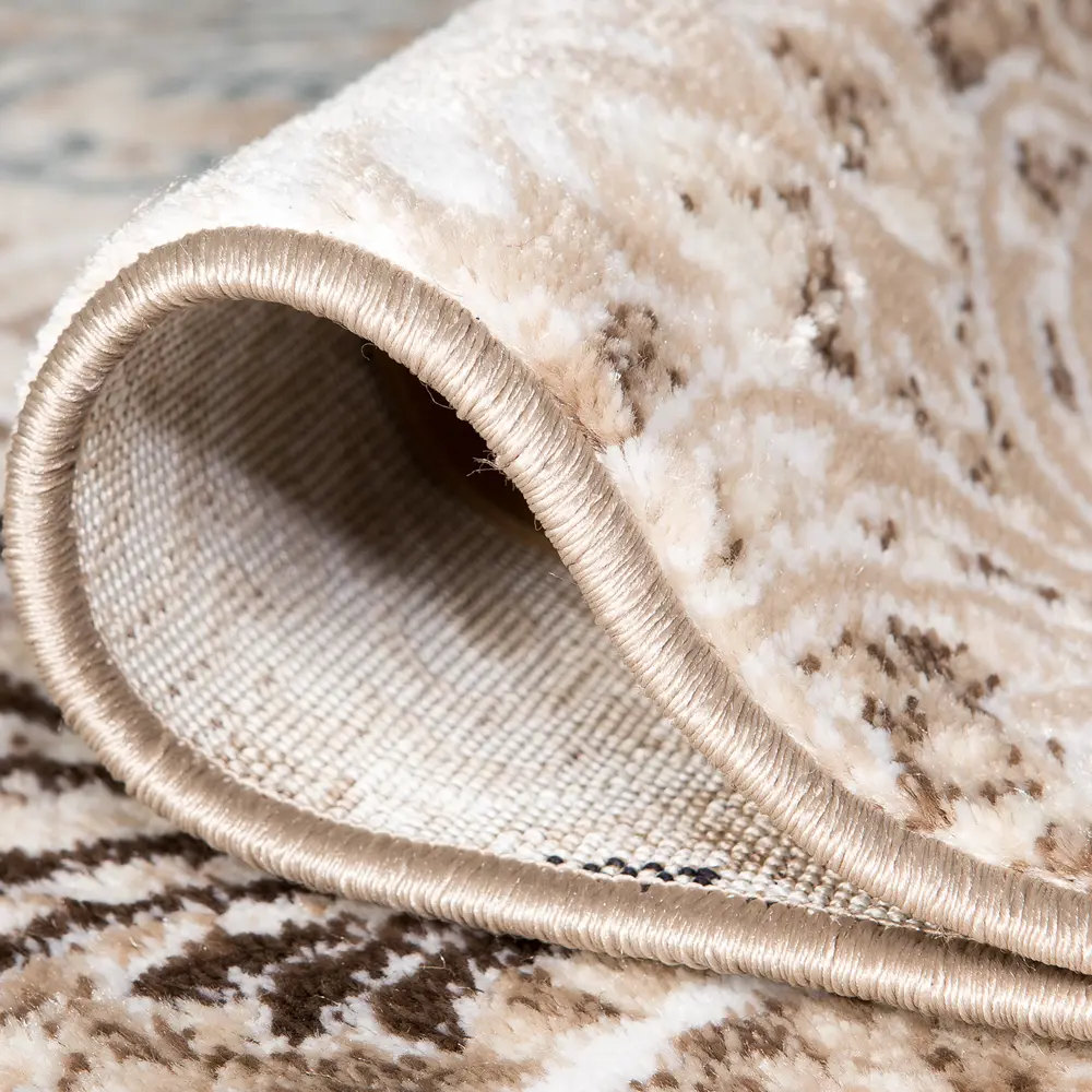 Ковер полипропилен Люкс L013 KP ø150 см цвет бежевый MERINOS STLM-2086044 - Вид №3