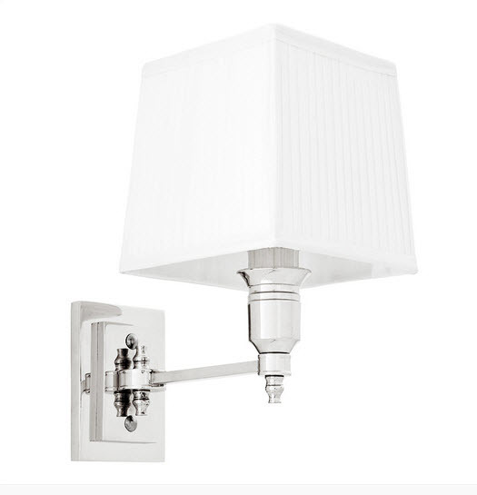 Бра Lexington Single от Eichholtz белый/хром 108634 EICHHOLTZ ПОД СТАРИНУ 059740 Белый;хром  - Вид №4