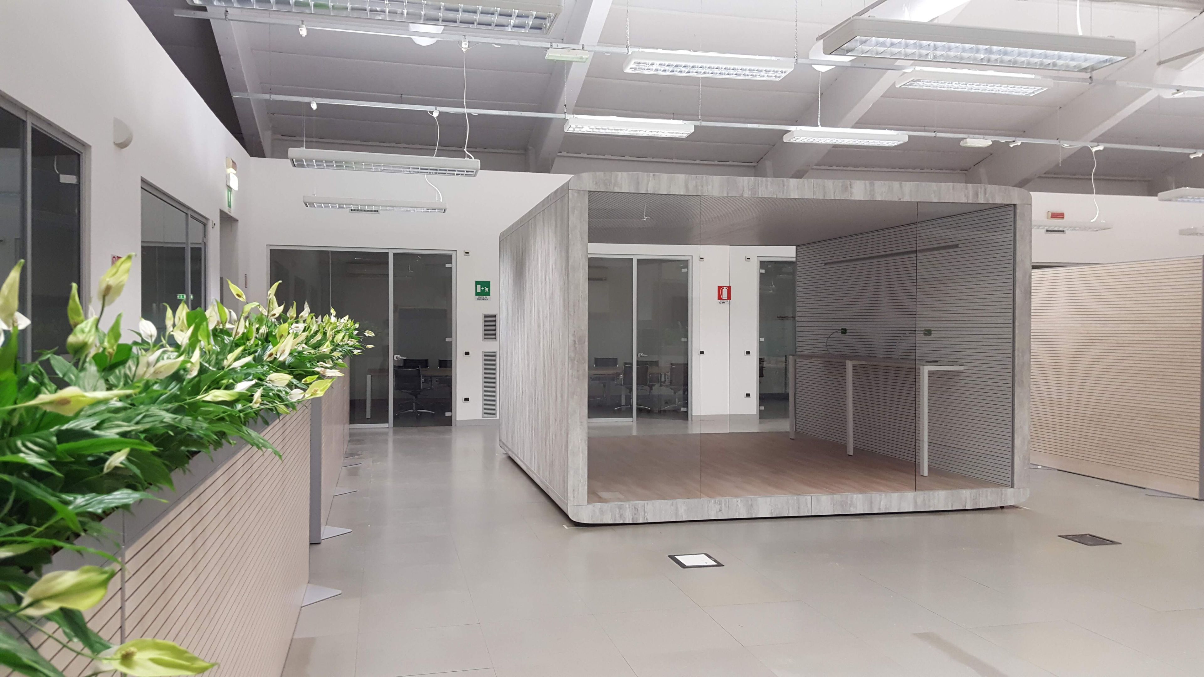 Мультимедийная многосторонняя акустическая офисная кабина со встроенным освещением Stefani акустическая коробка ARCH-00117757 - Вид №6