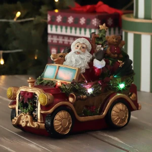 89378931 Новогоднее украшение Дед Мороз 755442 16x12 см разноцветный STLM-1450600