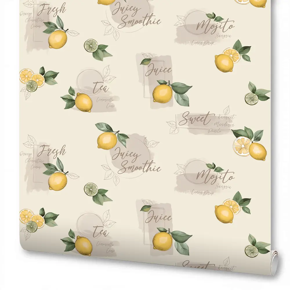 Обои Wallsecret Mojito бежевые с текстурным узором для элегантного интерьера 89398143 STLM-1565990