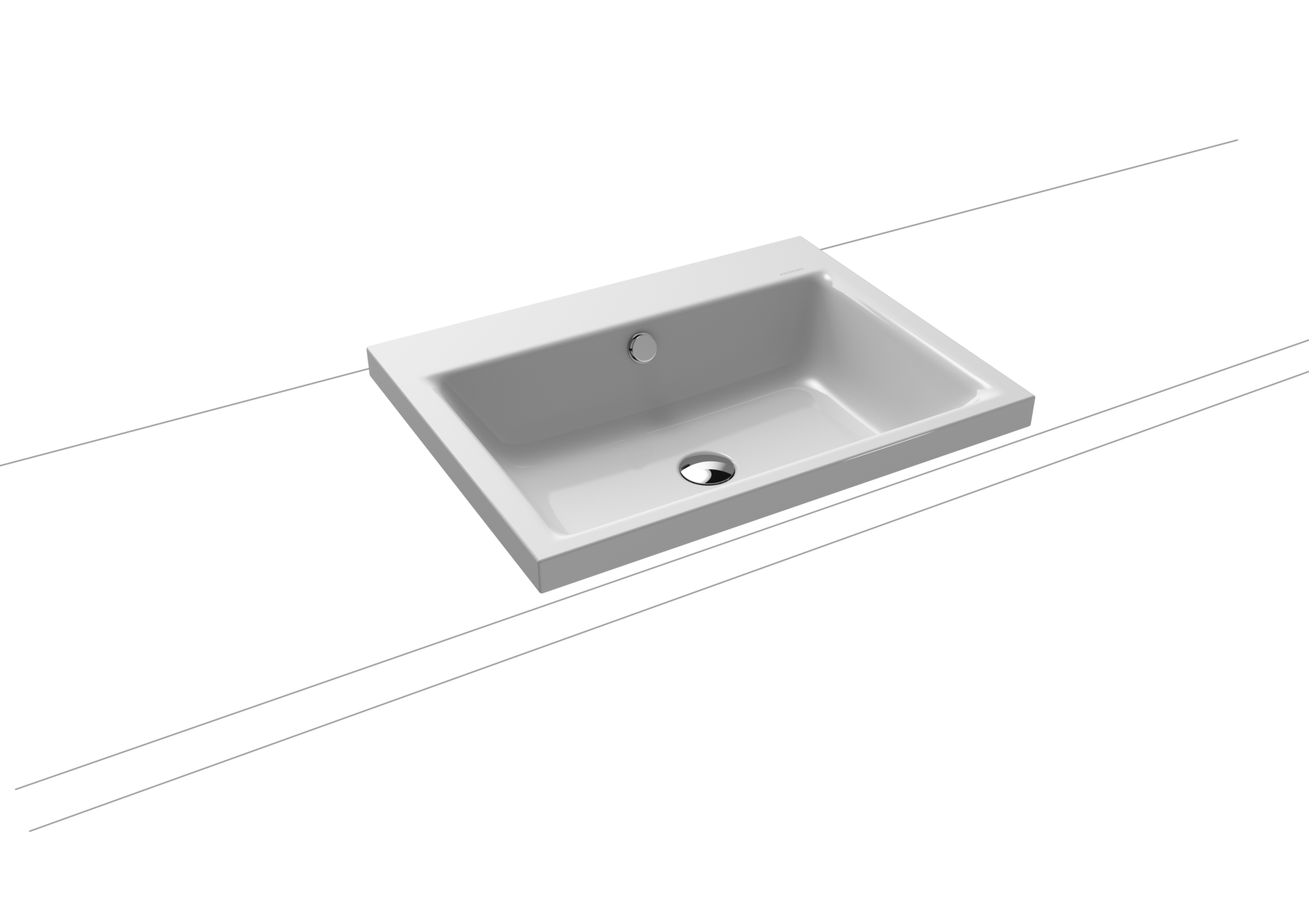 Умывальник KALDEWEI Сталь эмалированная 3154 145 Манхэттен 31543083145 