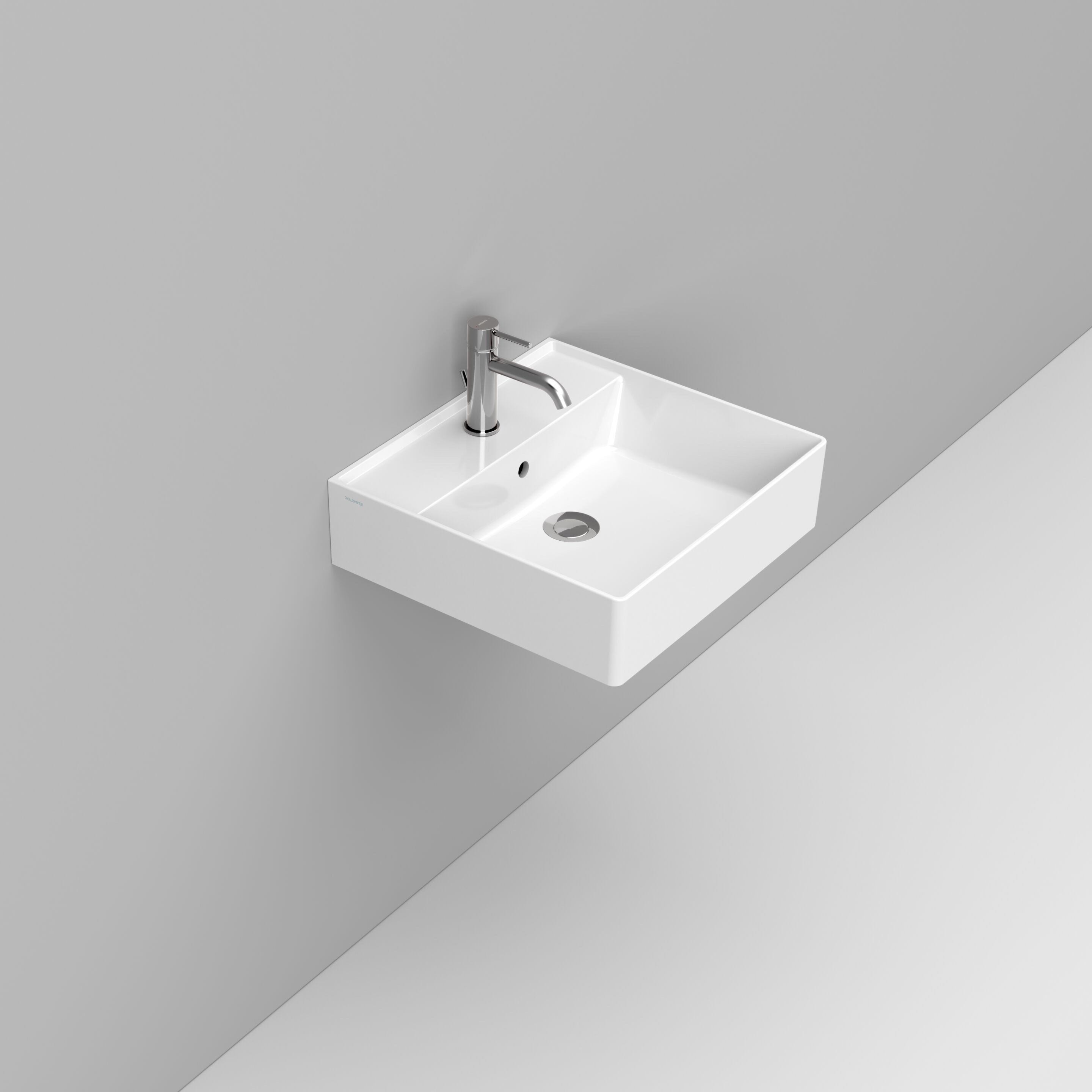 Керамический подвесной одиночный квадратный умывальник Ceramica Dolomite несколько ARCH-00111249 - Вид №6