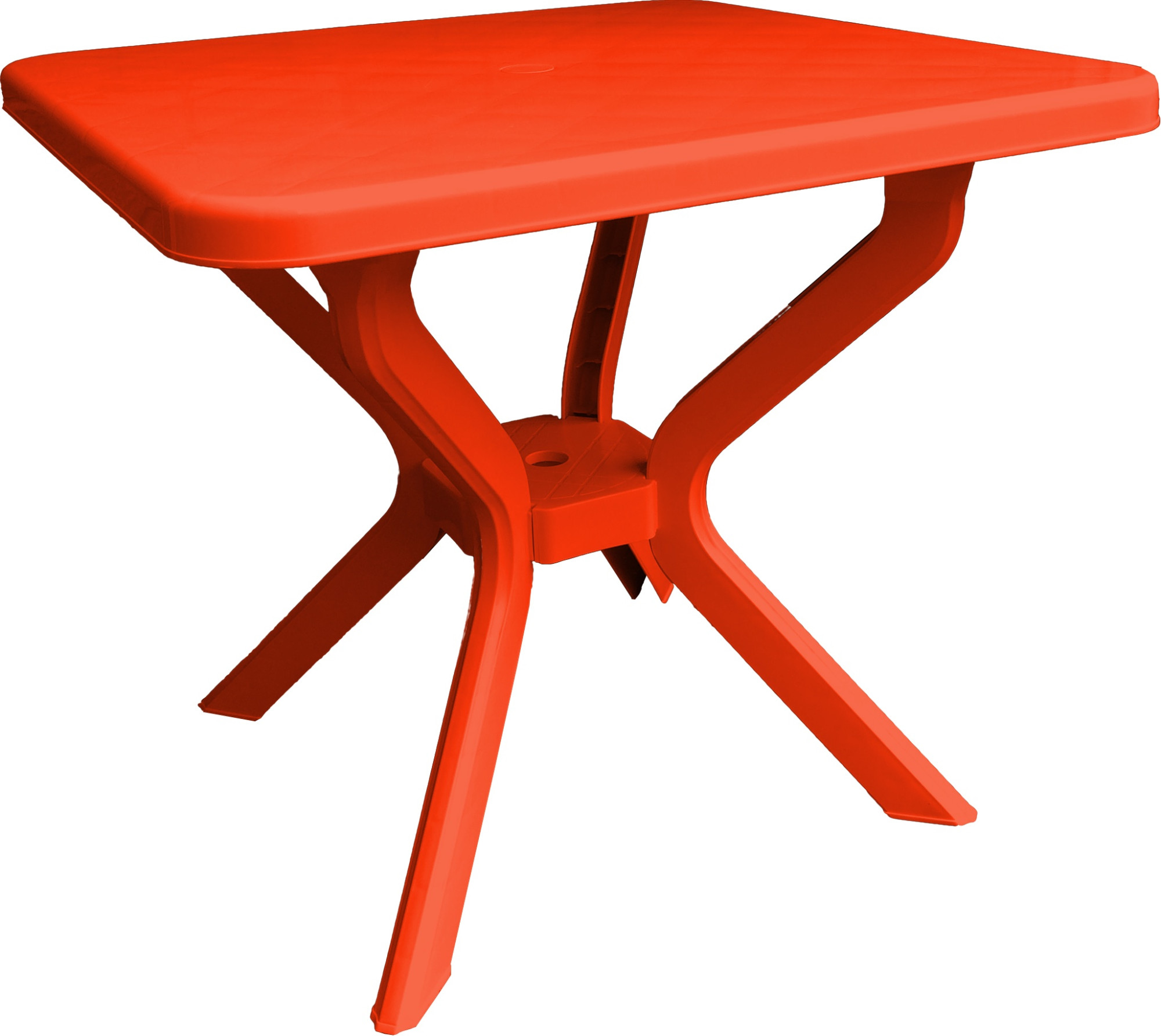 Т 1-6 Стол Оранжевый (79х79х70) Цветочная коллекция 