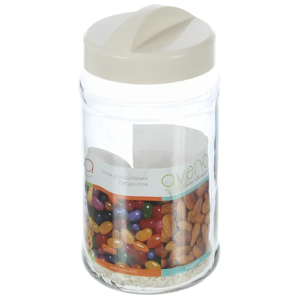 ESPRADO Avena MIO - Стеклянная банка для сыпучих продуктов 1.58 л 82040637 STLM-0018223 - Вид №1