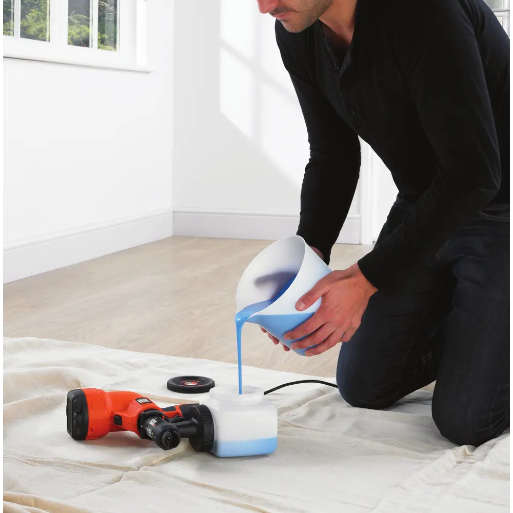 Краскопульт сетевой Black + Decker HVLP200 B D, 400 Вт, 340 мл/мин STLM-2115457 - Вид №3