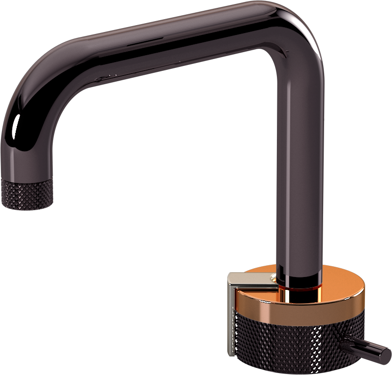 E-11500-R1RG-L2PN-OX Однорычажный прогрессивный смеситель для раковины - излив 15,3см GRAFF MOD+
