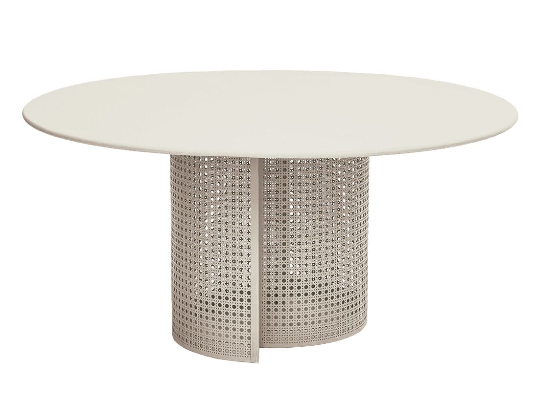 Круглый садовый столик из оцинкованной стали iSimar ARCH-00058561