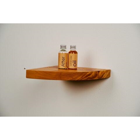 Полочка угловая из массива карагача CORNERSHELF-200K Белый ORANGE sun-id-1516967 - Вид №3