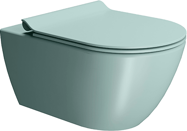 881515 Подвесной унитаз настенный Зеленый GSI ceramica  Италия  - Вид №1