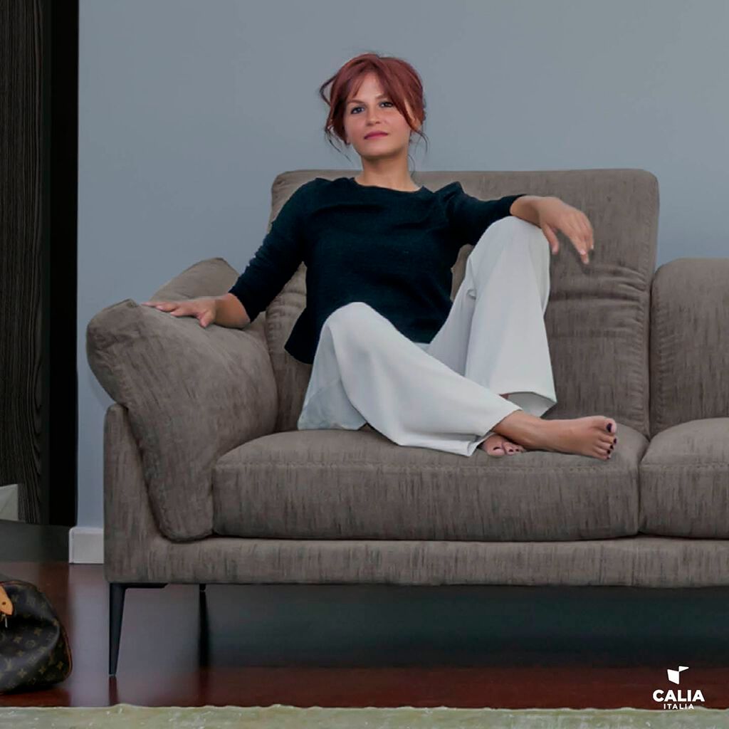 Съемный тканевый диван с полуостровом Calia Italia Superior ARCH-00104223 - Вид №2