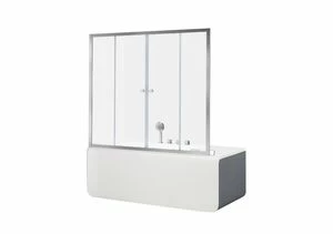 Шторка для ванны Aquanet Alfa 5 NAA6142 160, прозрачное стекло
