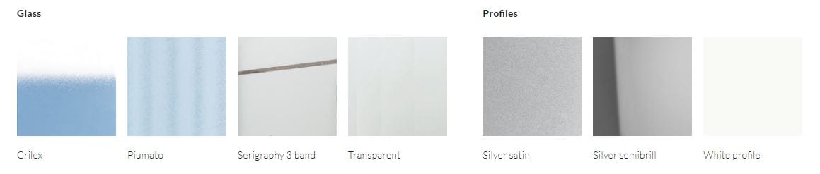 Алюминиевая и стеклянная душевая кабина с раздвижной дверью ARBLU Mercury ARCH-00123031 - Вид №3