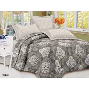 91548091 Комплект постельного белья Эльф Satin collection 2138 Фавор, двуспальный, сатин, разноцветный STLM-1070395