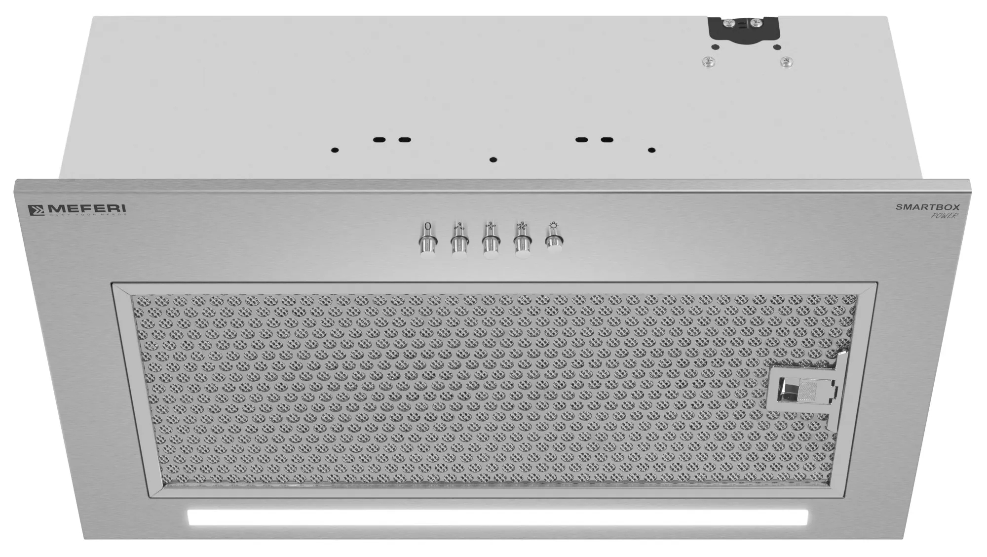 9168721 Вытяжка полновстраиваемая Meferi SMARTBOX52IX POWER серый STDN-0112984 - Вид №1