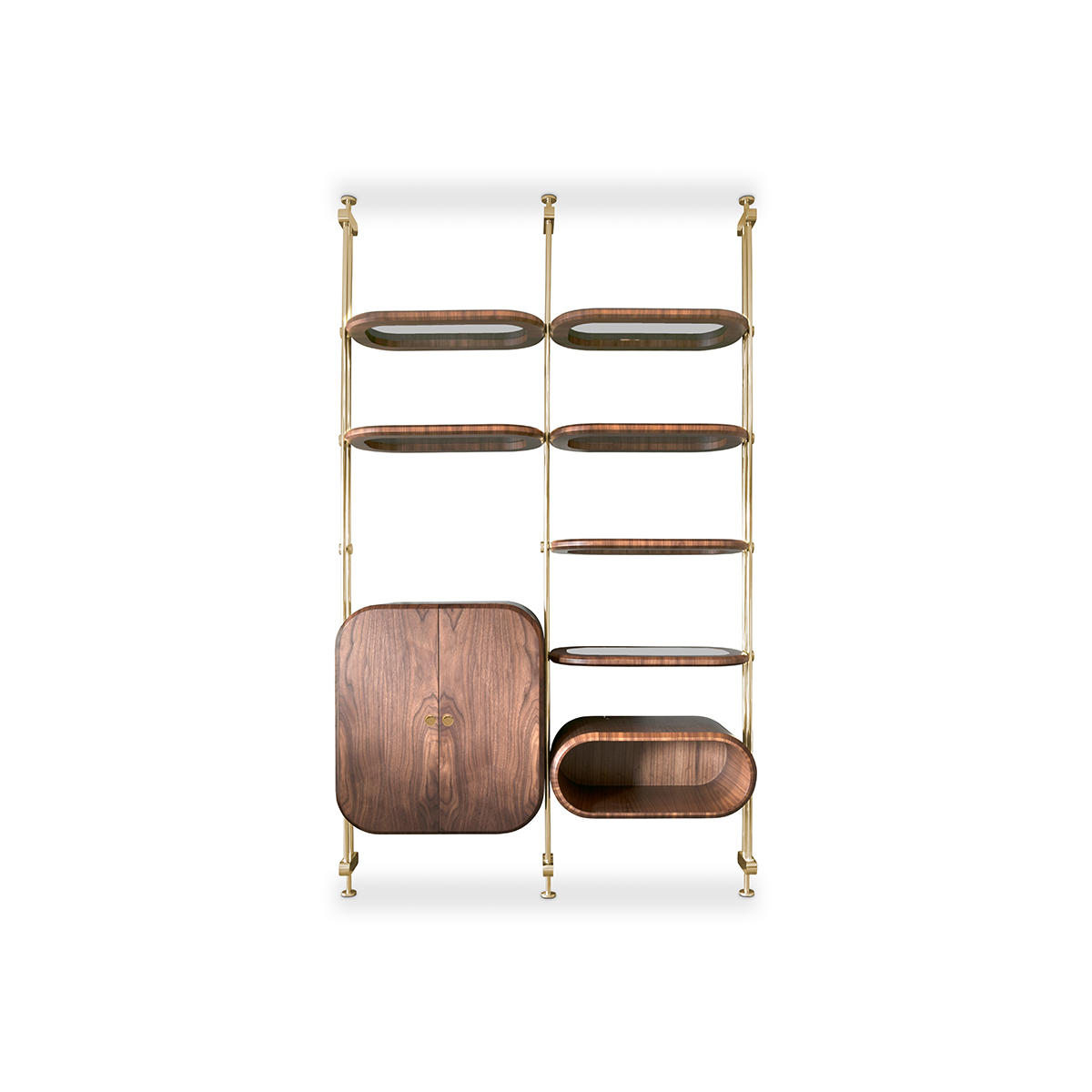 Книжные шкафы Minnelli Bookcase Covethouse ESSENTIAL HOME 