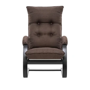 90678536 Кресло-качалка Leset 7503 Монако 68.5x110x80 см рогожка цвет коричневый STLM-1346732