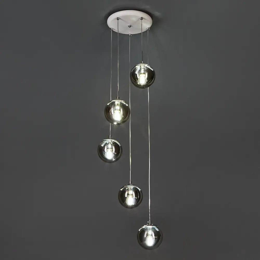 Люстра SCHAFFNER Donne - 5-рожковая подвесная для низких потолков 87460771 STLM-0073913 - Вид №1