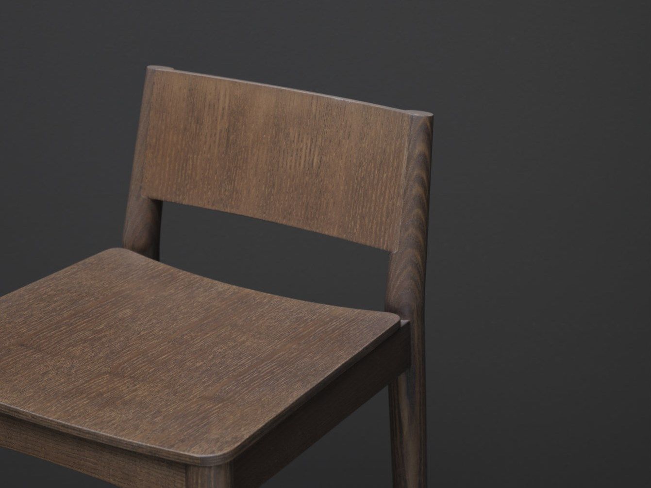 Высокий деревянный барный стул PIAVAL ELSA-Contract ARCH-00139033 - Вид №2