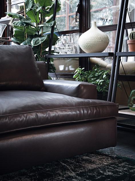 Arketipo 2-х местный кожаный диван Malta sun-id-1430374 - Вид №1