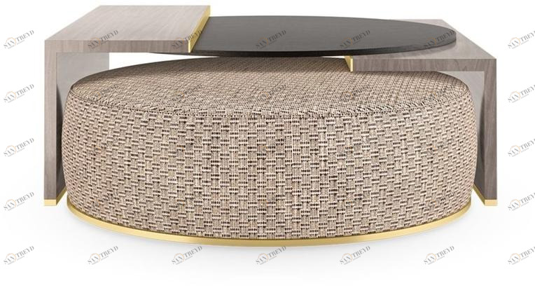 FRATO Низкий квадратный деревянный журнальный столик sun-id-1510161