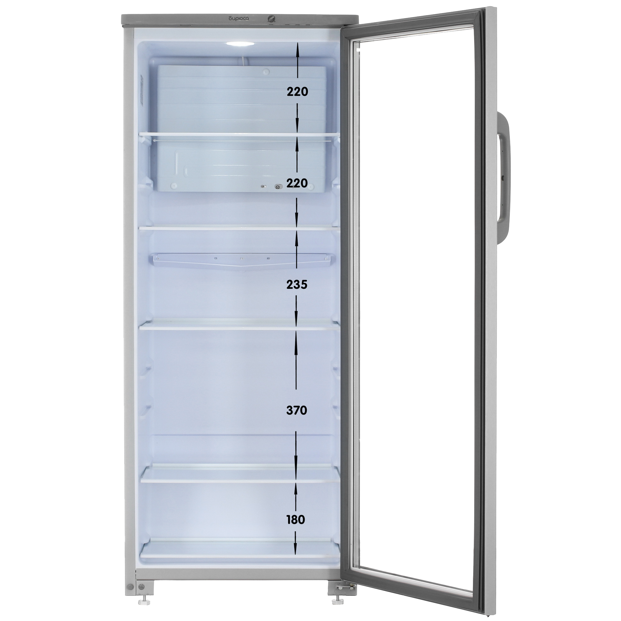 9901159 Холодильная витрина   Бирюса B-M290 серебристый STDN-0125551 - Вид №1