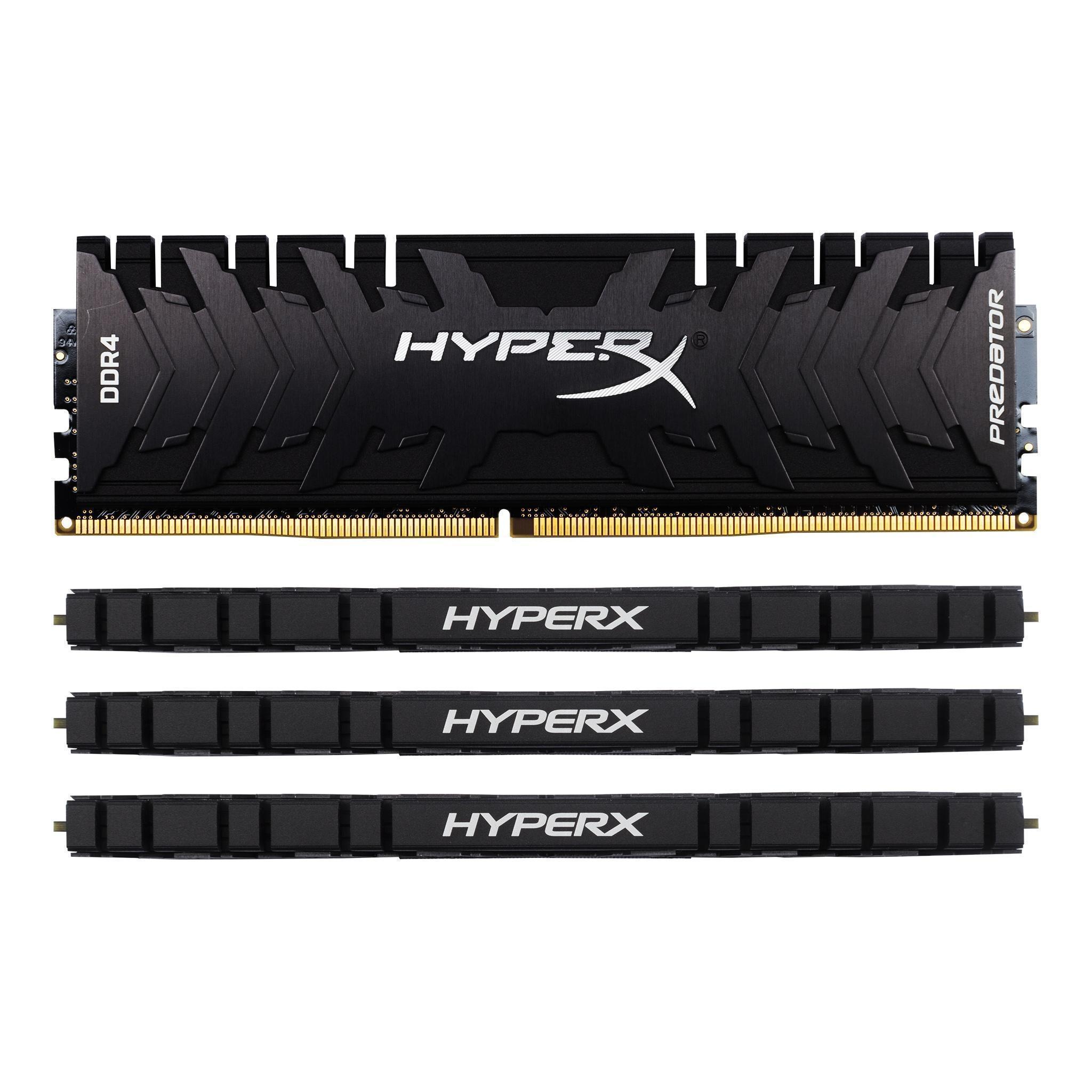 HX426C13PB3K4/64 64gb 2666mhz ddr4 cl13 dimm (kit of 4) xmp hyperx predator Kingston Santreyd  - Вид №1
