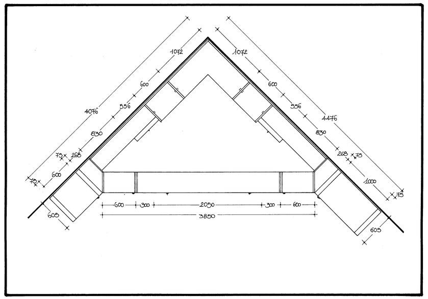 Caroti Модульная деревянная гардеробная  Prop. 700  - Вид №5