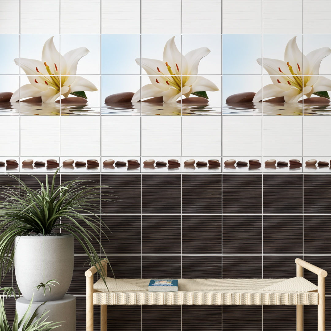 Панель пласт. "Новита" Джакарта лилия (Узор) 2,7*0,25 АКВАТОН Novita STSR-413 - Вид №1