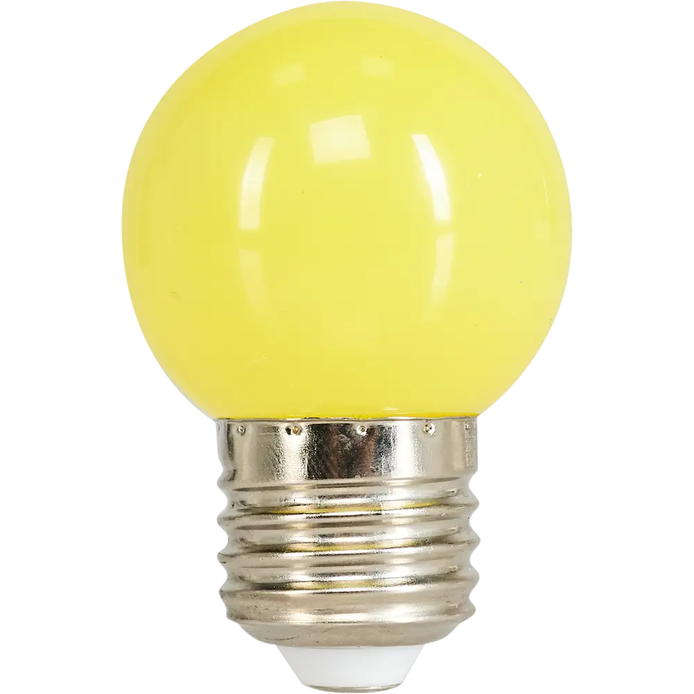 Светодиодная лампа Volpe E27 шаровая матовая 1Вт теплый желтый свет 82422144 STLM-0027075 - Вид №1