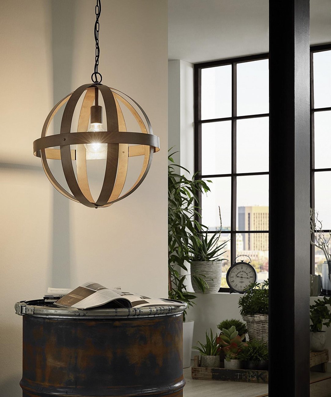 Подвесной светильник Eglo Westbury 49482 EGLO WESTBURY 086573 Коричневый  - Вид №1