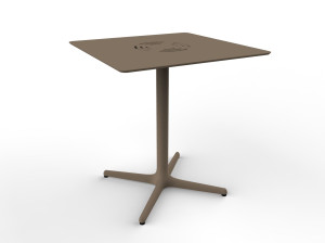 Квадратный стол в HPL