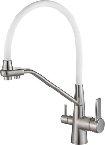 Смеситель Steel Hammer SH 903-8 SATIN для кухонной мойки, сталь