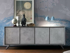 AltaCorte Буфет из бетона с распашными дверцами Ecolab 2 Lb-zg7122f